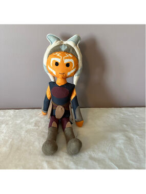 Girls Star Wars Ahsoka Tano Stuffed Animal One Size Orange Blue